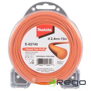 Makita trimmeraukla 2,4mm/15m. apaļa (E-02749)