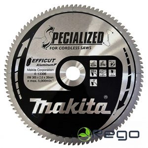 Makita T.C.T. Zāģripa alumīnijam 305x30x2MM -3, T96, EFFICUT Aluminum