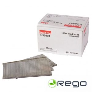 Makita Tapiņnaglas 1,6x50mm 16GA 2000gab AF600, GF600 ( F-33993)