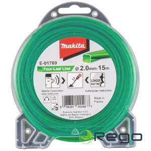 Makita trimmeraukla 2.0mm/15m zaļa (E-01769)